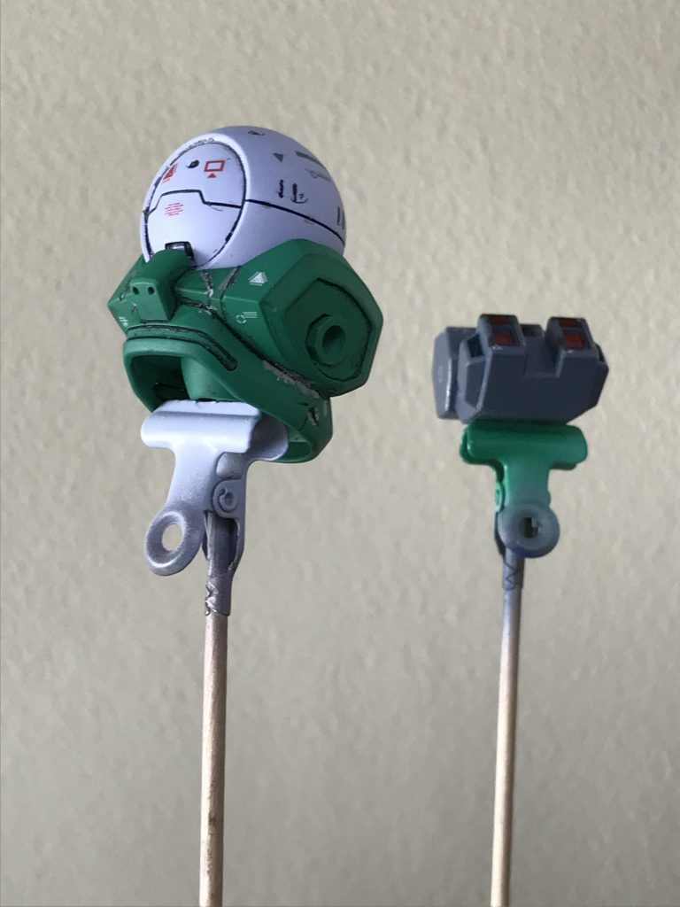 つや消しスプレー吹き工程作業!今回 最後のつや消しスプレー吹きです。次回から エアブラシで つや消しを します。
