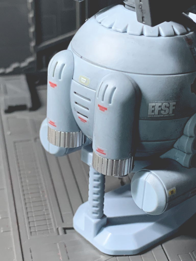 1番機同様、ノズルをシルバー塗装しています。本来はレッドなのですが、小隊で統一したかったので、全機合わせています。