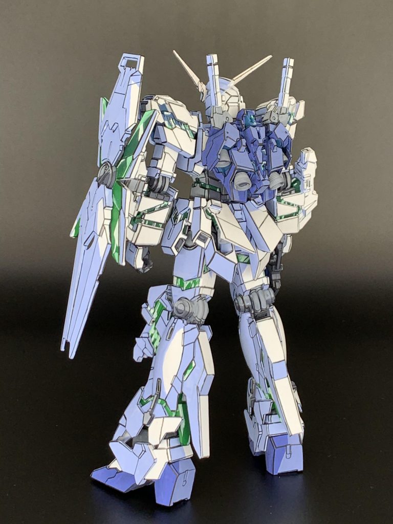 イラスト風ユニコーンガンダム–3枚目/制作者:プリン