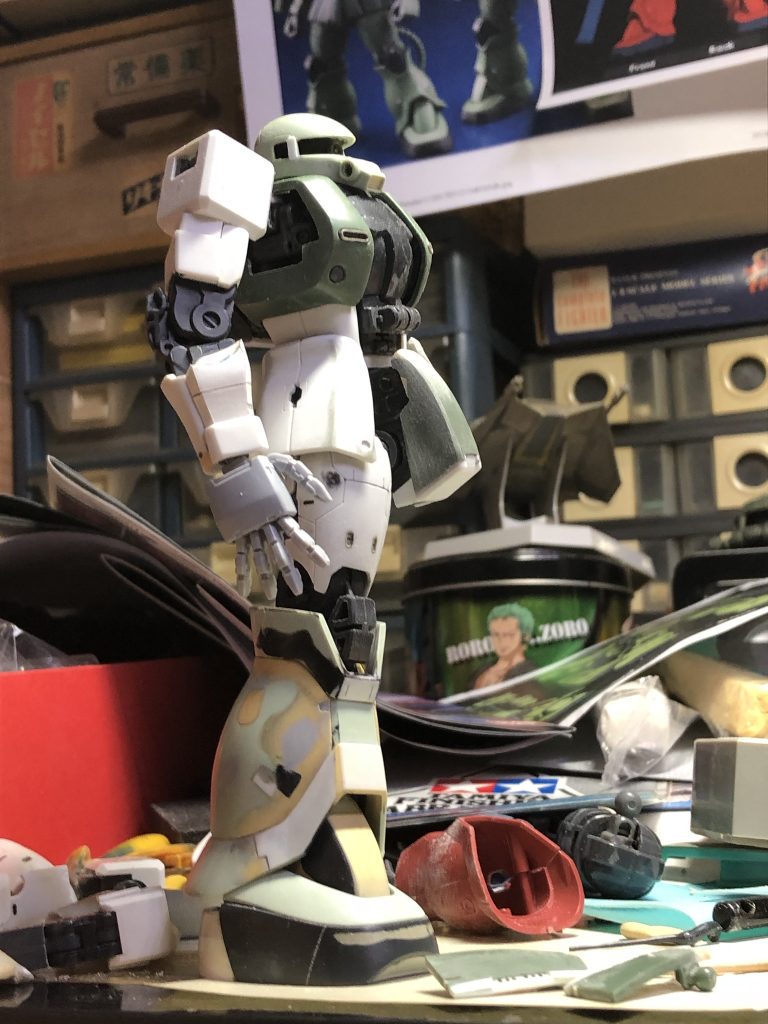 2018年の春にはこうなりました。残っているのは頭だけ?