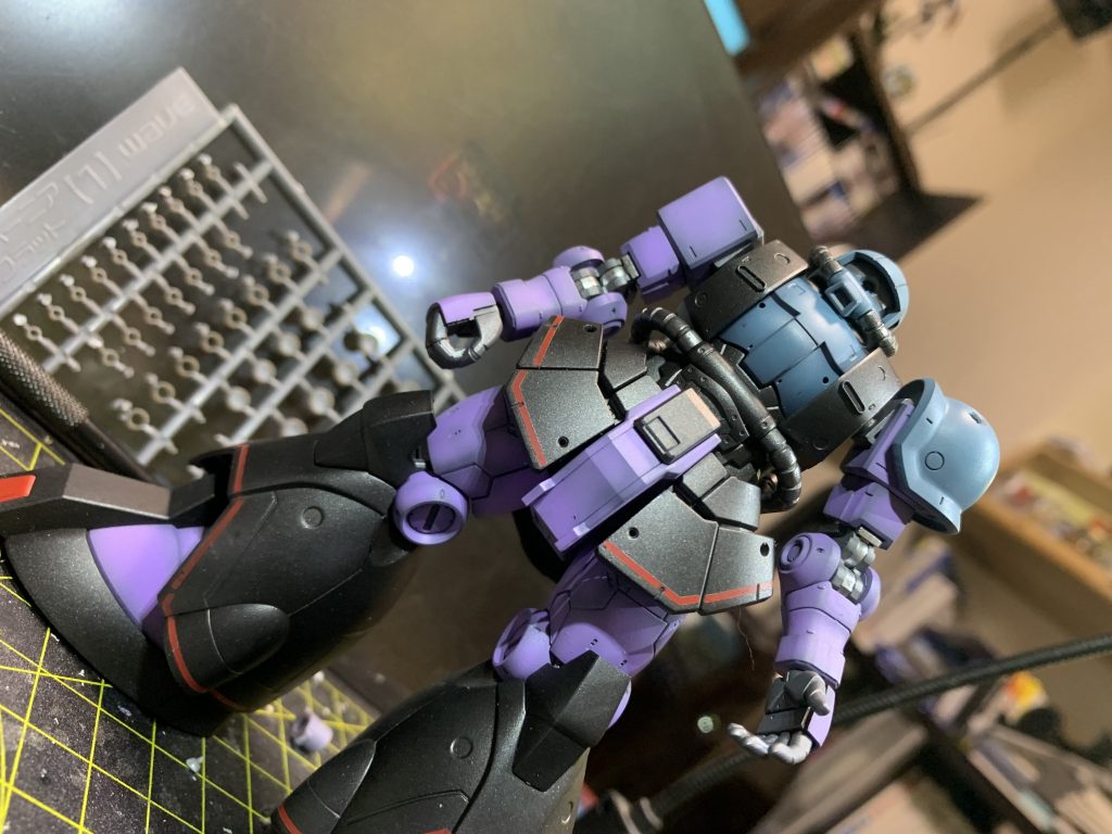 塗装上がり ここからディテールアップパーツやデカールを取り付けていきます