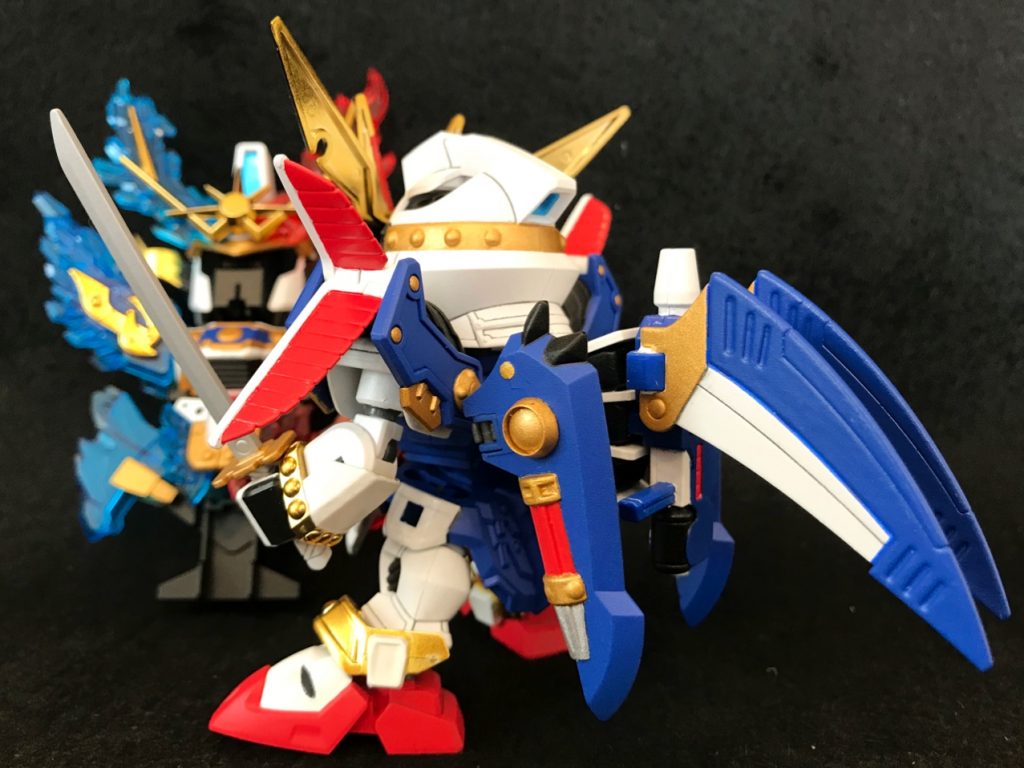 リアビュートンファー(F91のヴェスバー部分)は青一色なので、筆塗りが楽しかったですね。