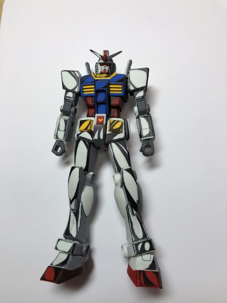 EG ガンダム イラスト風–5枚目/制作者：@overflag390