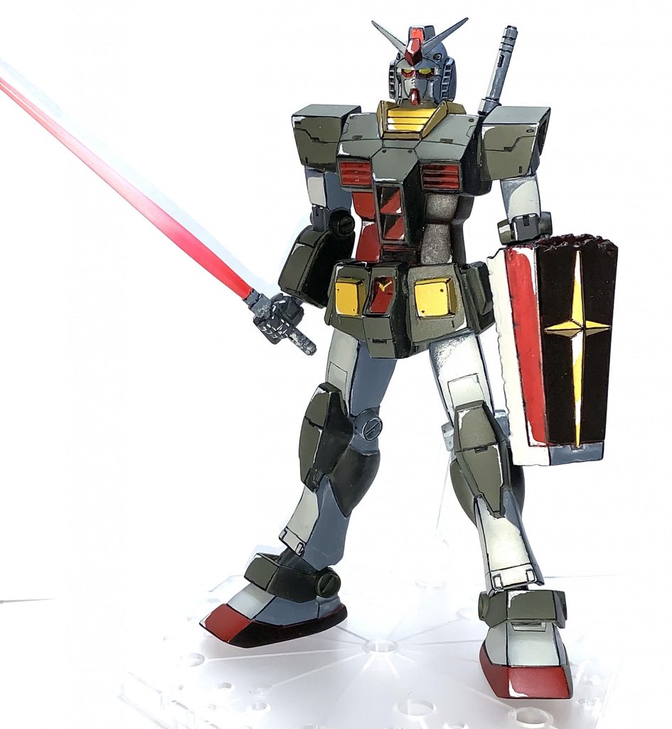 HGUC21ガンダム！セル画塗装仕上げ！–3枚目/制作者：@shinji