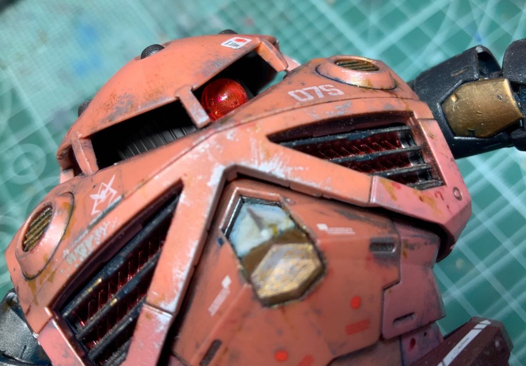 しかし、up見るとフレームで塗ったメタルレッドがちゃんと見えてるんですよね〜 こういうのも楽しみの一つかなと…