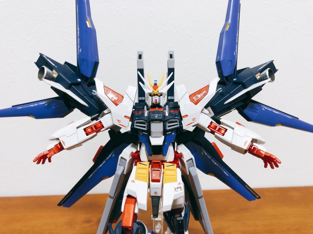 通常では、出来ない角度まで羽を展開可能です！インスタでこの改造を拝見して、真似してみました^_^