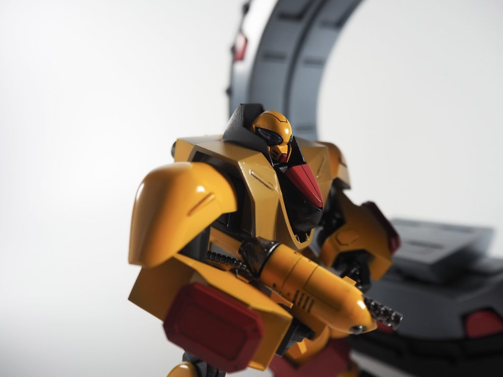 この顔を作るのはなかなか骨が折れた