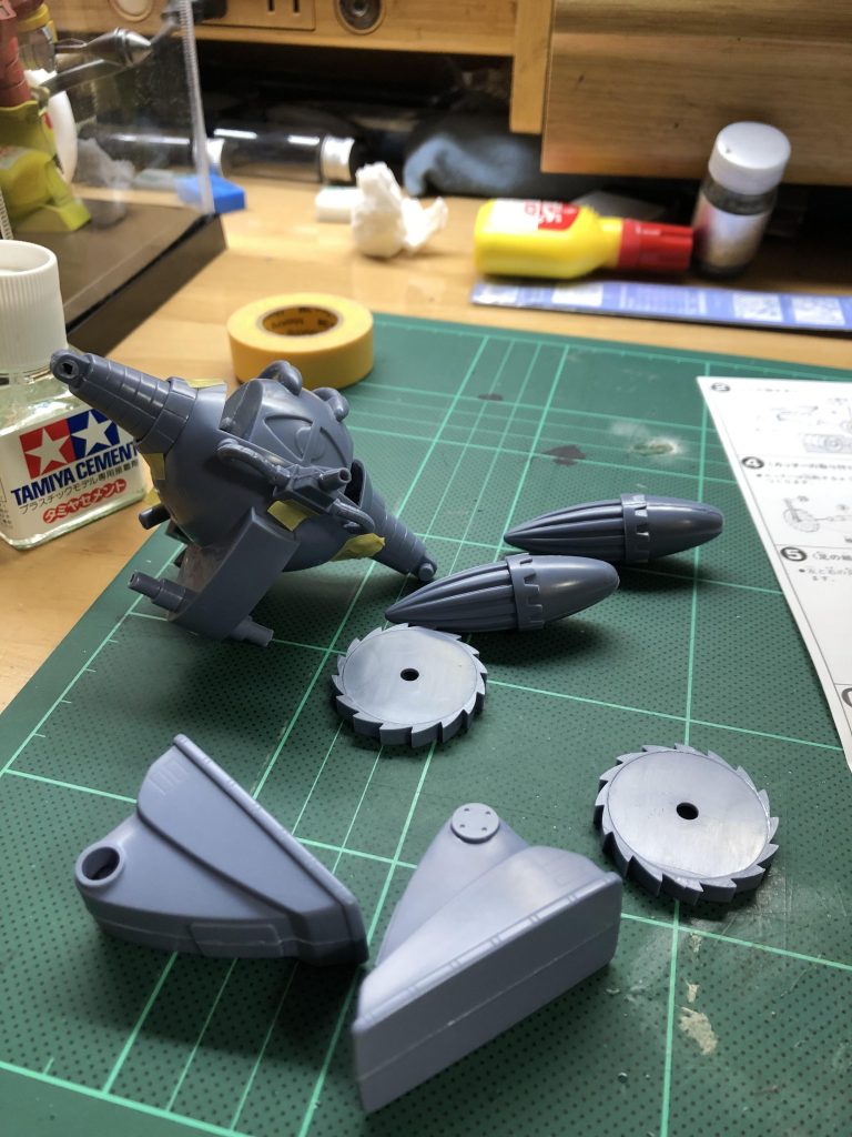 仮組みの状態です