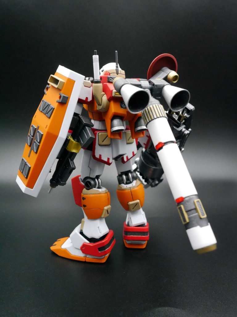 追加ブースターは、M.S.Gのブースターパーツと、ジョイントセット、ノズルパーツとを組み合わせて作成。