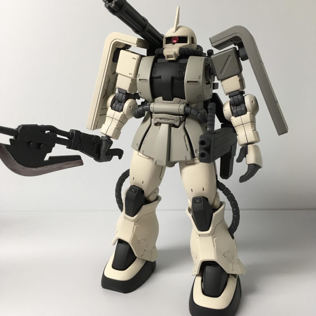 コンパチ仕様で兄弟機にもできるようにしましたこちらはガトリング・アンテナ付きです