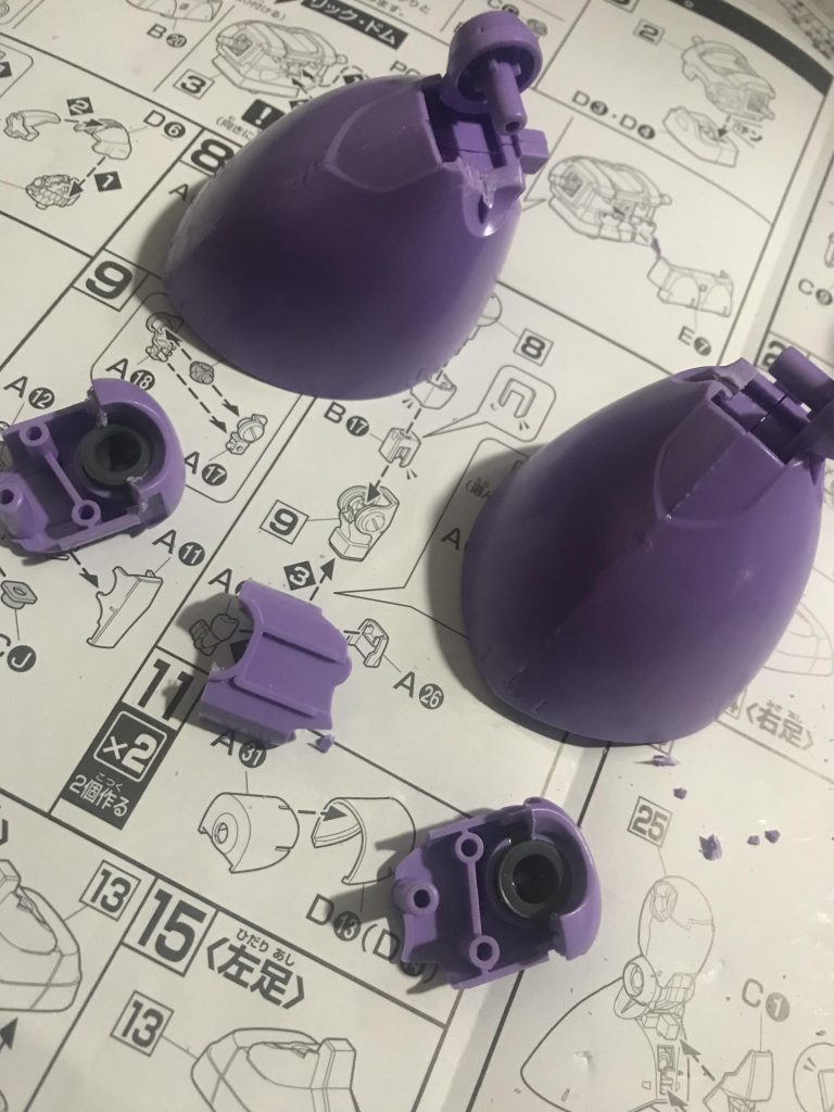 後ハメ加工中。ネットレビューを参考にしました。