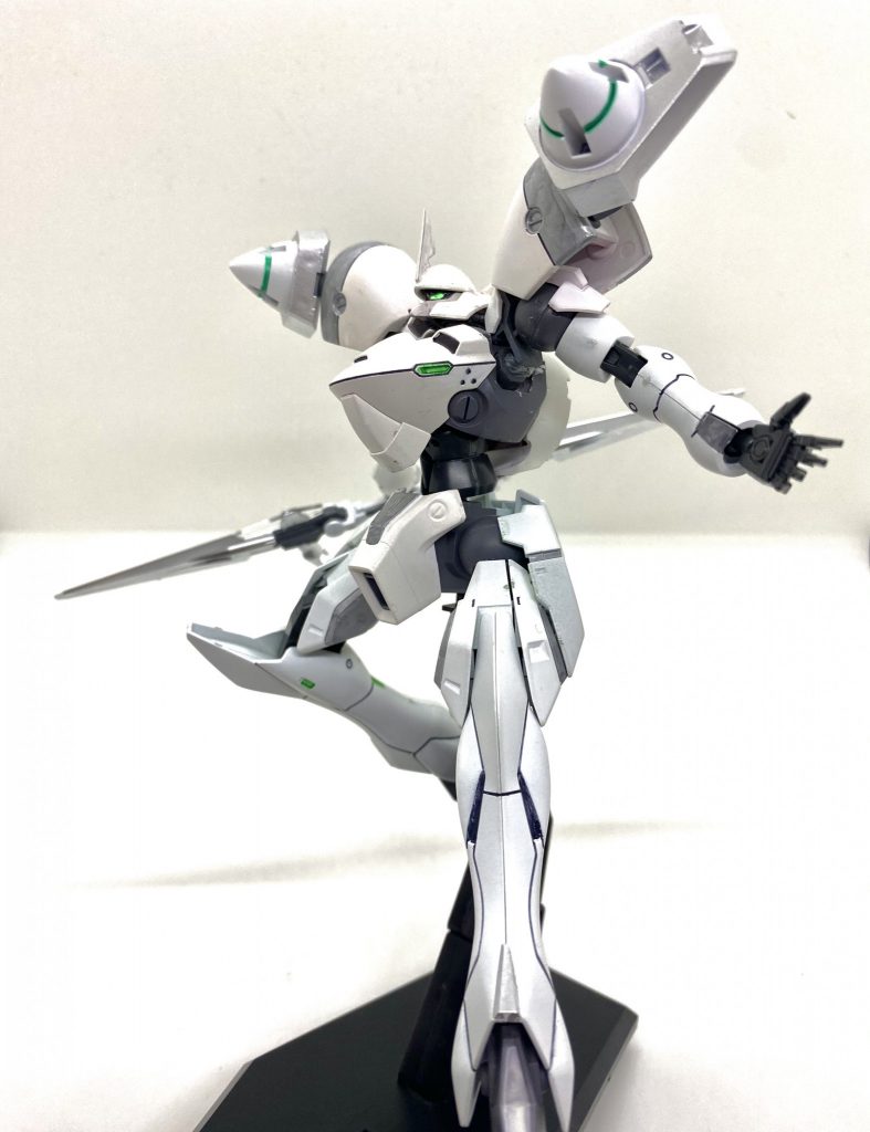 ボ○ッ!テッッ!!カァーー!!!はい、言いたかっただけです。GNフィールドやキャノンの技術的応用なアレ的なアレで、GNドライブそのものからMAP兵器を撃つ的なアレ。オーライザーとテトラのブースター着け無い状態だとすげぇ某タツノコな宇宙の騎士ブレードなんですよね。GNドライブもいい感じに前向けられたんで魔がさしました。