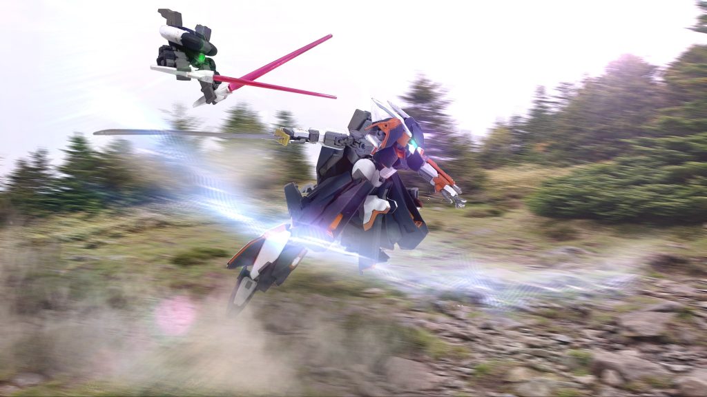 戦闘シーンイメージ2走り抜けながらの抜刀、切り払いをイメージして。