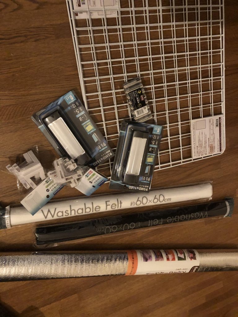 100均でブースに使えそうなものをお買い物