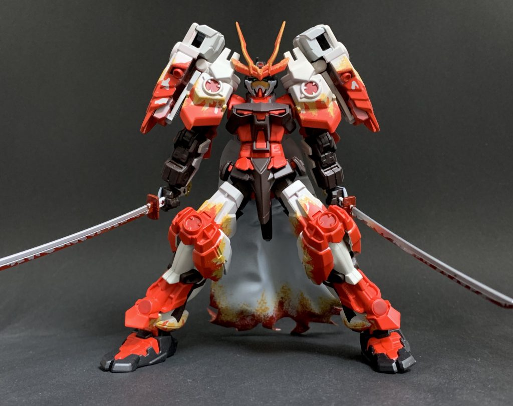 日輪刀2本持ってるのもおかしんですけど、2刀流もカッコよいから、良し。