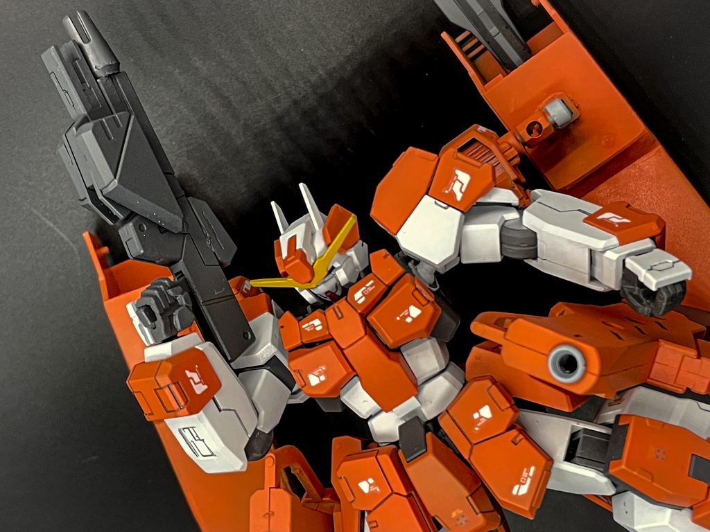 ライフルはウェポンズの組合せ予備パーツとミキシングしたりもしています( ´ ꒳ ` )ノバインダーも少し幅を拡張しています!