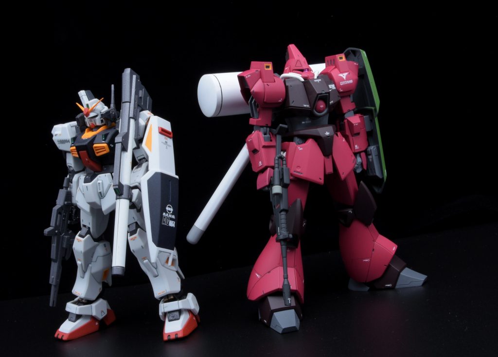 サービスカット。 ガルバルディβといえばこの2機。「カミーユ、お前は、俺の…!!」