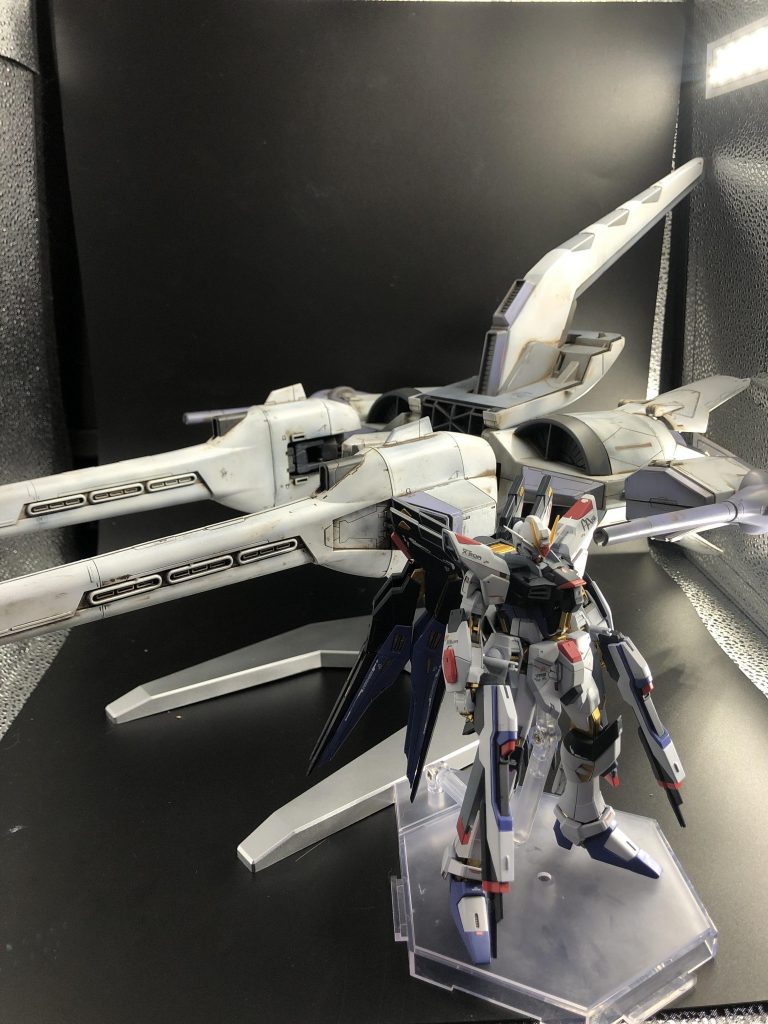 ミーティアユニット＋ストライクフリーダム HG•HGCE＋RG–2枚目/制作者：ルネ