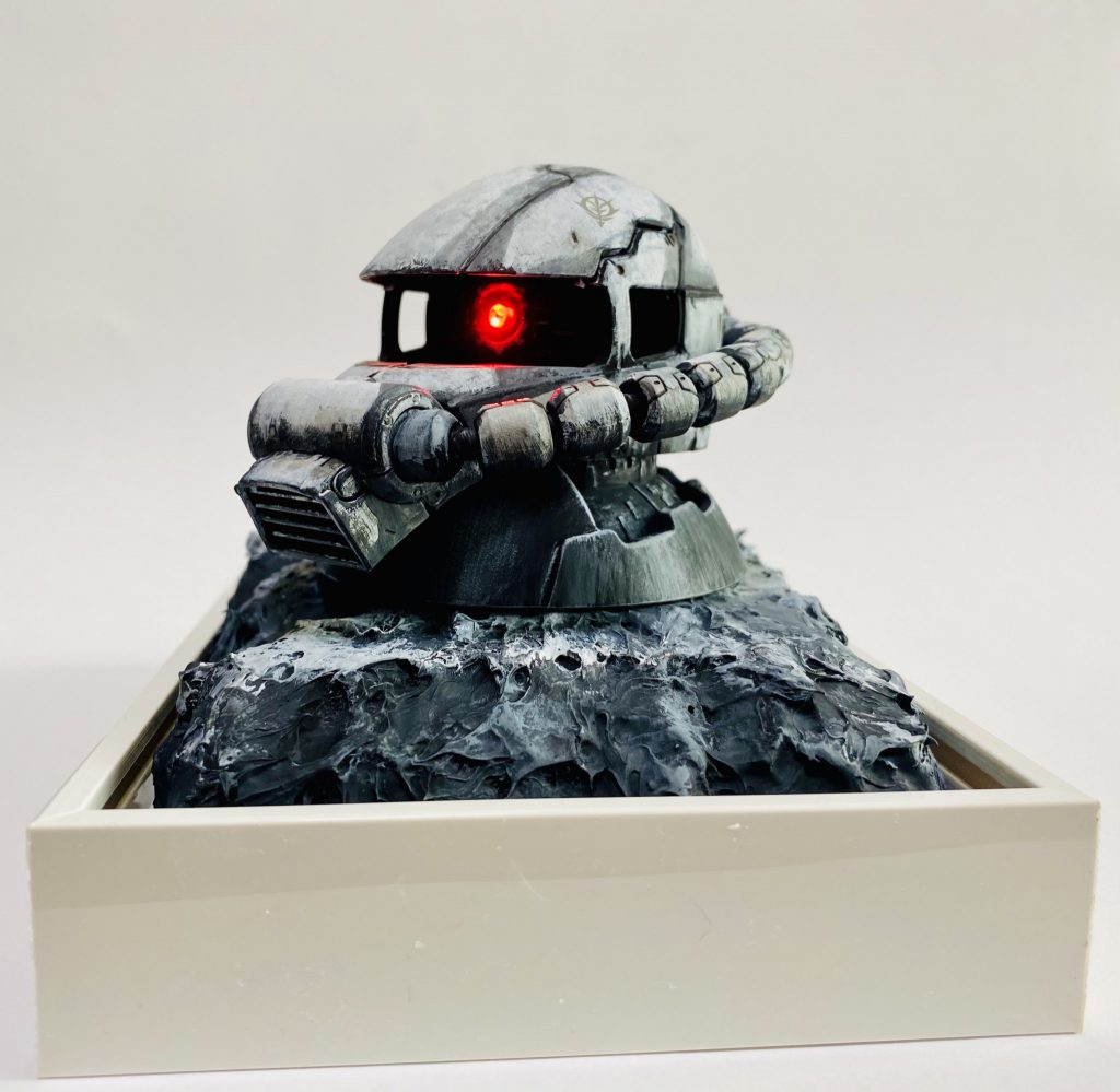 EXCEED MODEL ZAKU HEAD コミックタッチ調仕上げ–4枚目/制作者：H4co Y