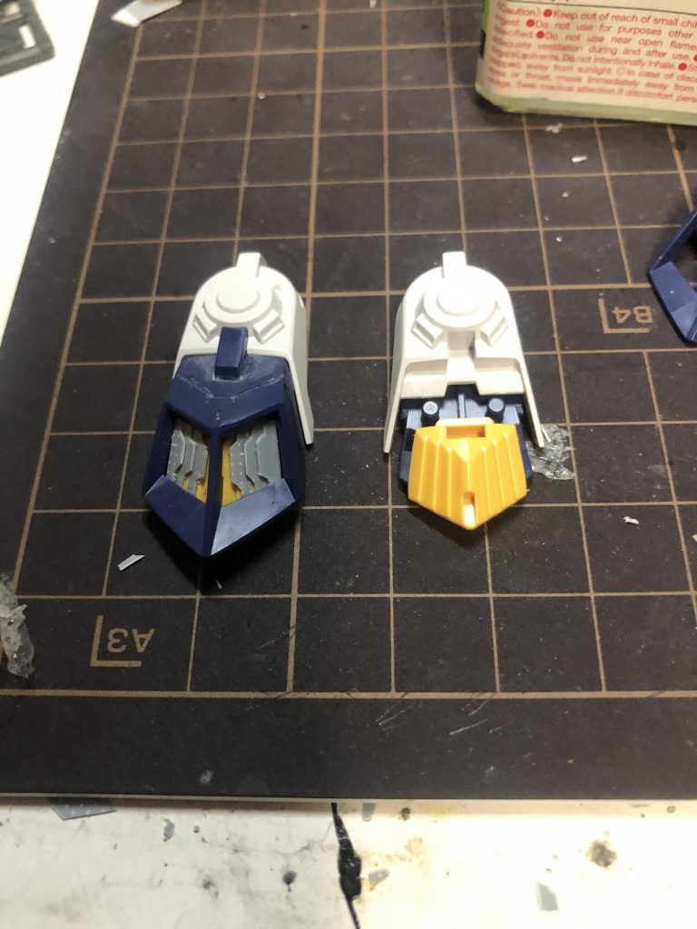 マドロックの特徴である可変スラスターにプラ板でフィンを自作しました( ´∀`)