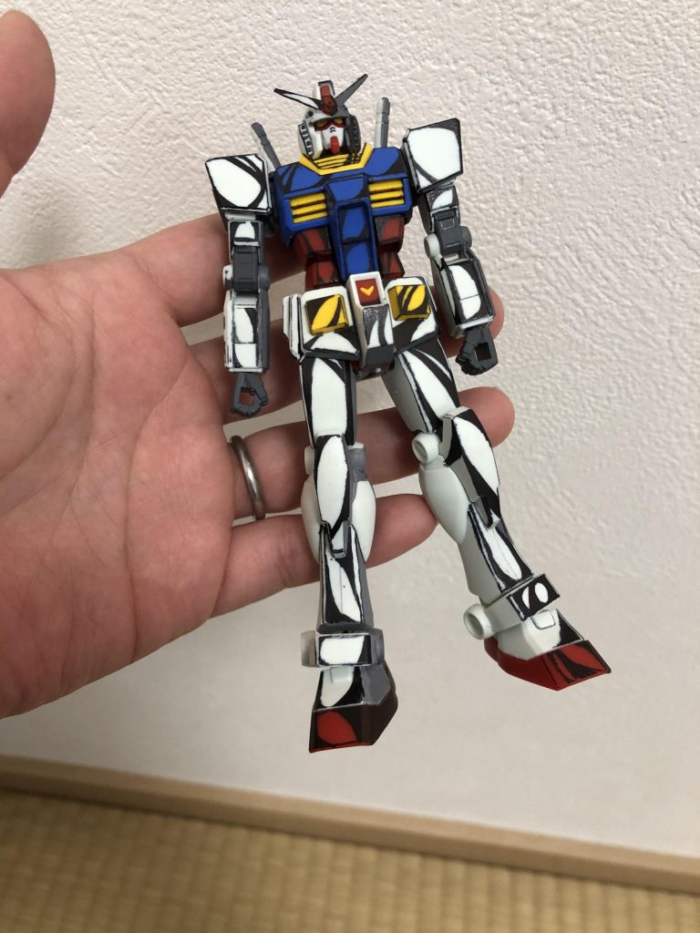 EG ガンダム イラスト風–2枚目/制作者：@overflag390