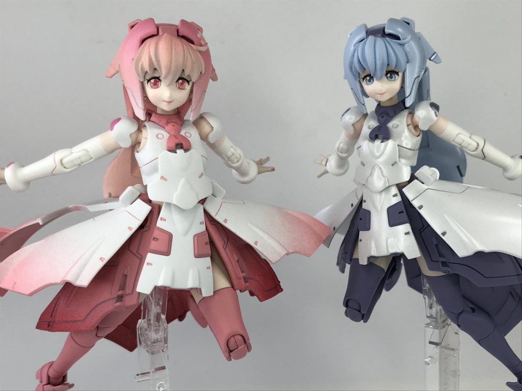 先日作ったノーマルのサラと。もっと色々なカラバリができそうですね(^^) 夏と秋にも作ってみたいなと、今から思っています♪