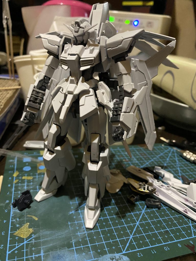 この時が1番バランスよく見えた時です。サフを履いてまとめると統一感がぐんっとでて大変気持ちよくテンション上がりました。