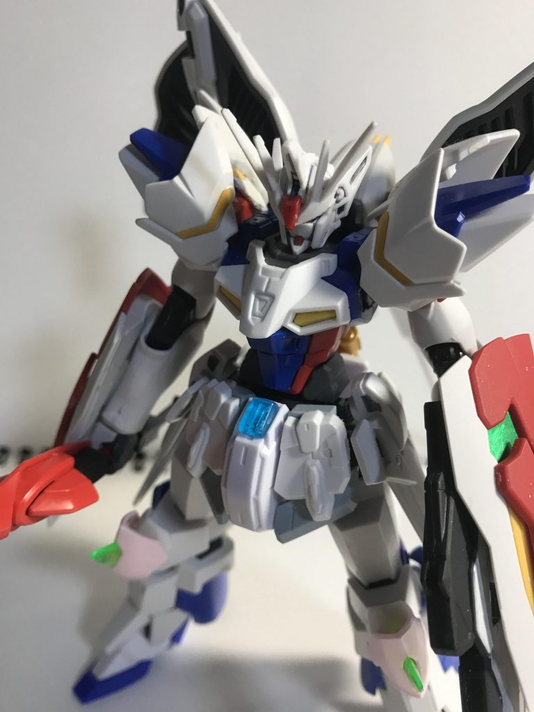 ジェミナス感を消すためにダクトを消してレギルスの顎ガードを付けました