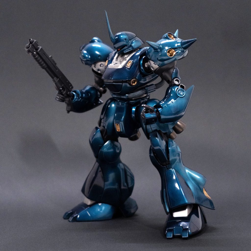 子供の頃にホビージャパンのオラザク選手権ではじめてケンプファーを見かけて、小さな写真でもじっと見て惚れ惚れしていました。憧れていたようなケンプファーを自分で作ることができて大変満足です。新たな体験に導いてくれた友人達にも感謝です。見ていただきありがとうございました！