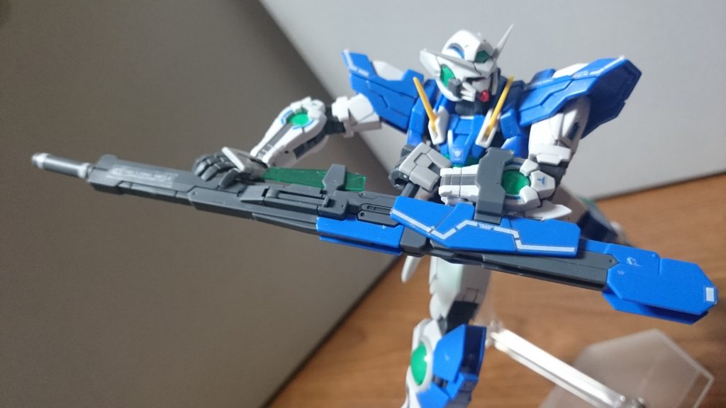 ・GNロングライフル武器持ち手だと若干保持させづらい…あと前腕の固定がすごく甘いっス