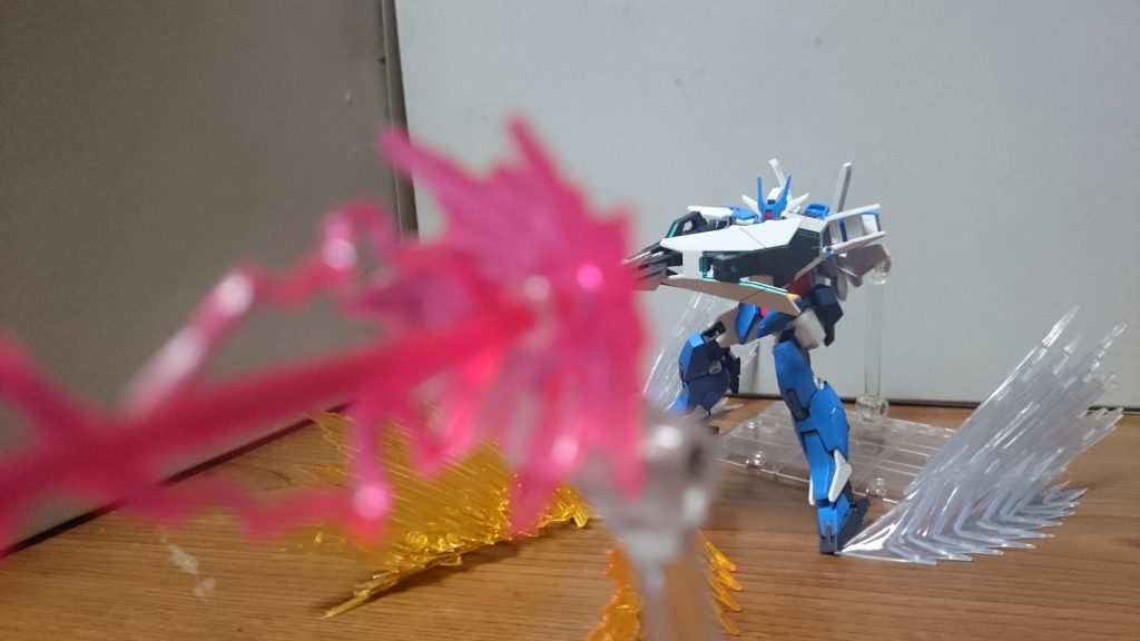 ・エフェクト付きでチャージショット!ほんとトライエイジ付属のエフェクトべんりー