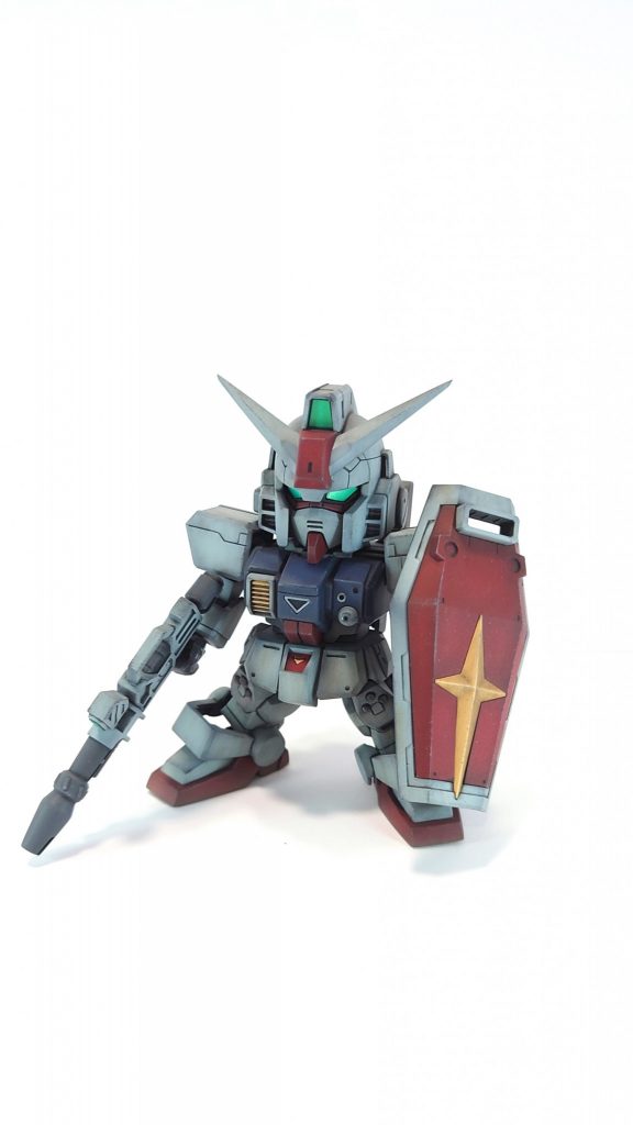 おまけで作ったガンダムの肩とシールド。