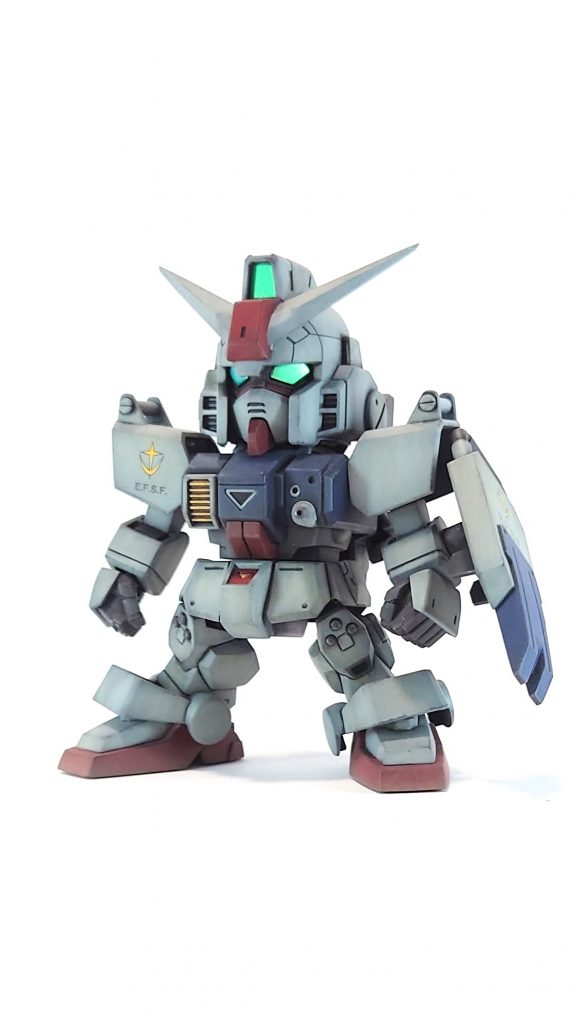 肩やシールドのEFSFはPS2時代のガンダムゲームから。現在なら陸ガンはEFGFなのかもしれませんが… 