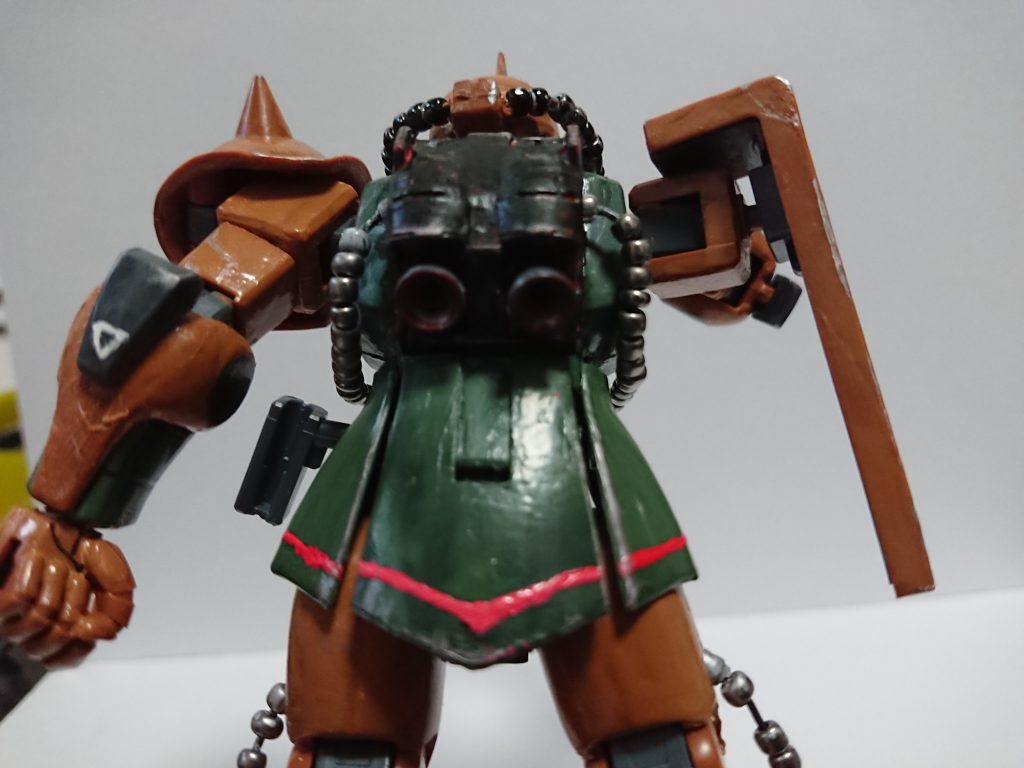 ランドセルはFGのシャアザクに変更。これこそ士官学校時代の友情。