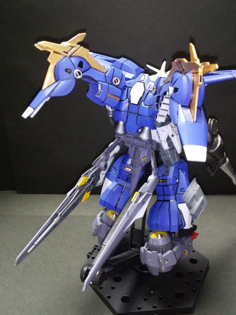 バックショットプレバンで販売が決まったジョニー・ライデンのゲルググがカッコいいので、自分のガンプラでも真似た装備出来ないか?というとこから改造してみました