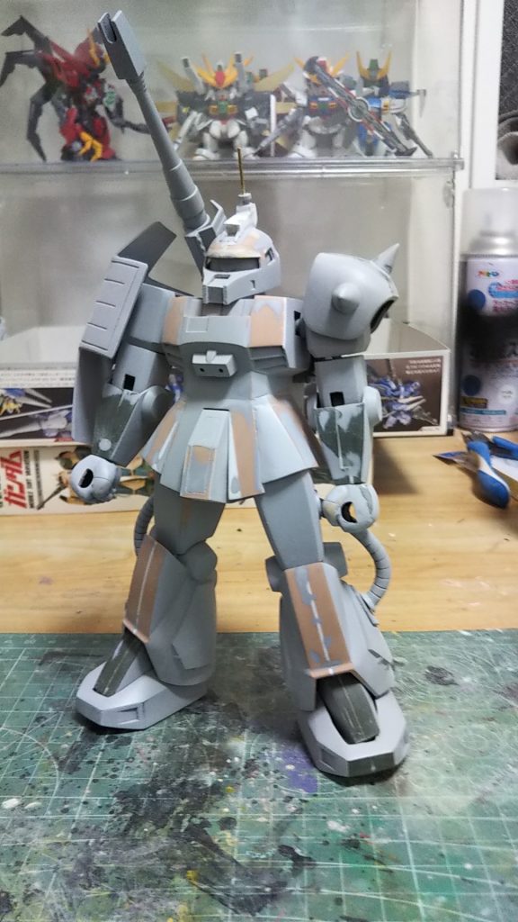 旧キット 1/100 ザクキャノン–3枚目/制作者：エス