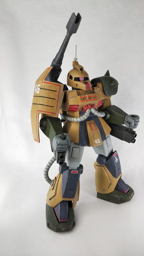 旧キット 1/100 ザクキャノン–5枚目/制作者：エス