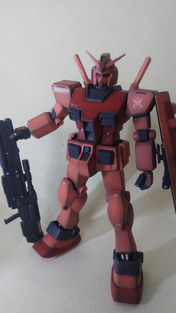 当時のＨＧをメインに肩と胸のダクト、ランドセルをFGよりコンバートしています😊