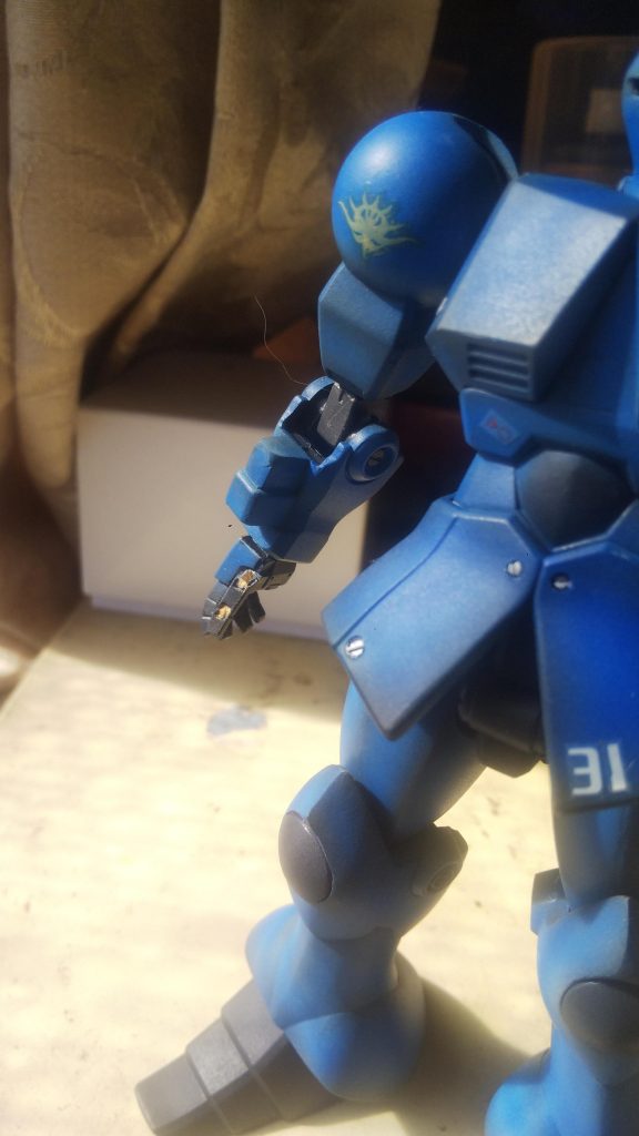 グフカスタムからヒートロットシステム、サーベル、ランドセルを移植して後は、お決まりのコトブキヤパーツです。御覧頂きありがとう御座いました😊