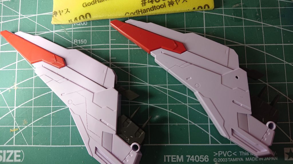 慣れないスジボリ、他部位にも施しました。コツは掴めた、気がする。