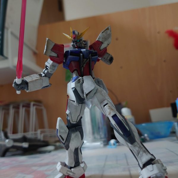 ビルドストライクガンダム　「戦士の輝き」風