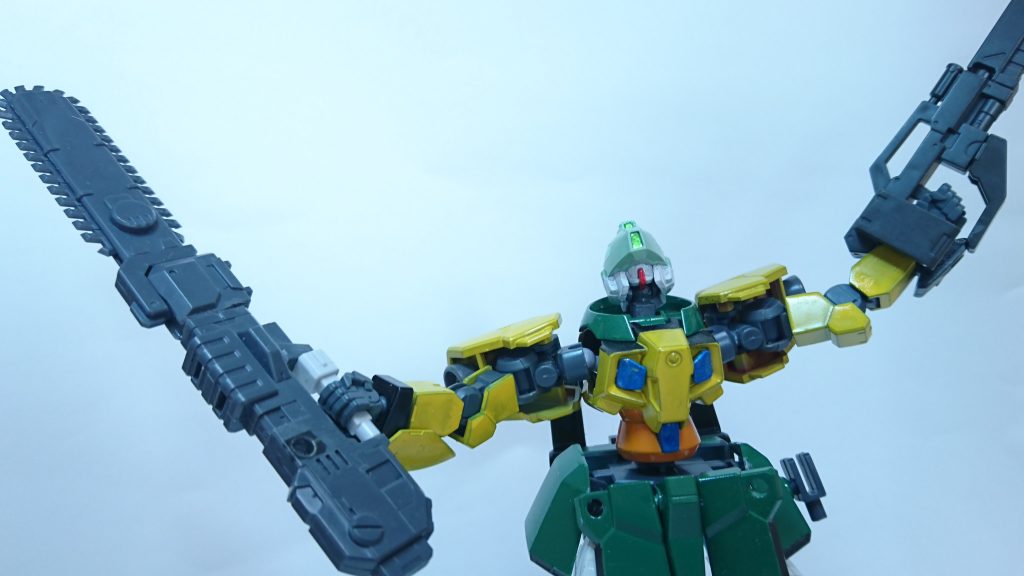 最後にお気に入りの写真を1枚狂気に満ちた感じのこいしちゃんですwチェーンソーとライフルをブルンブルン振り回してます