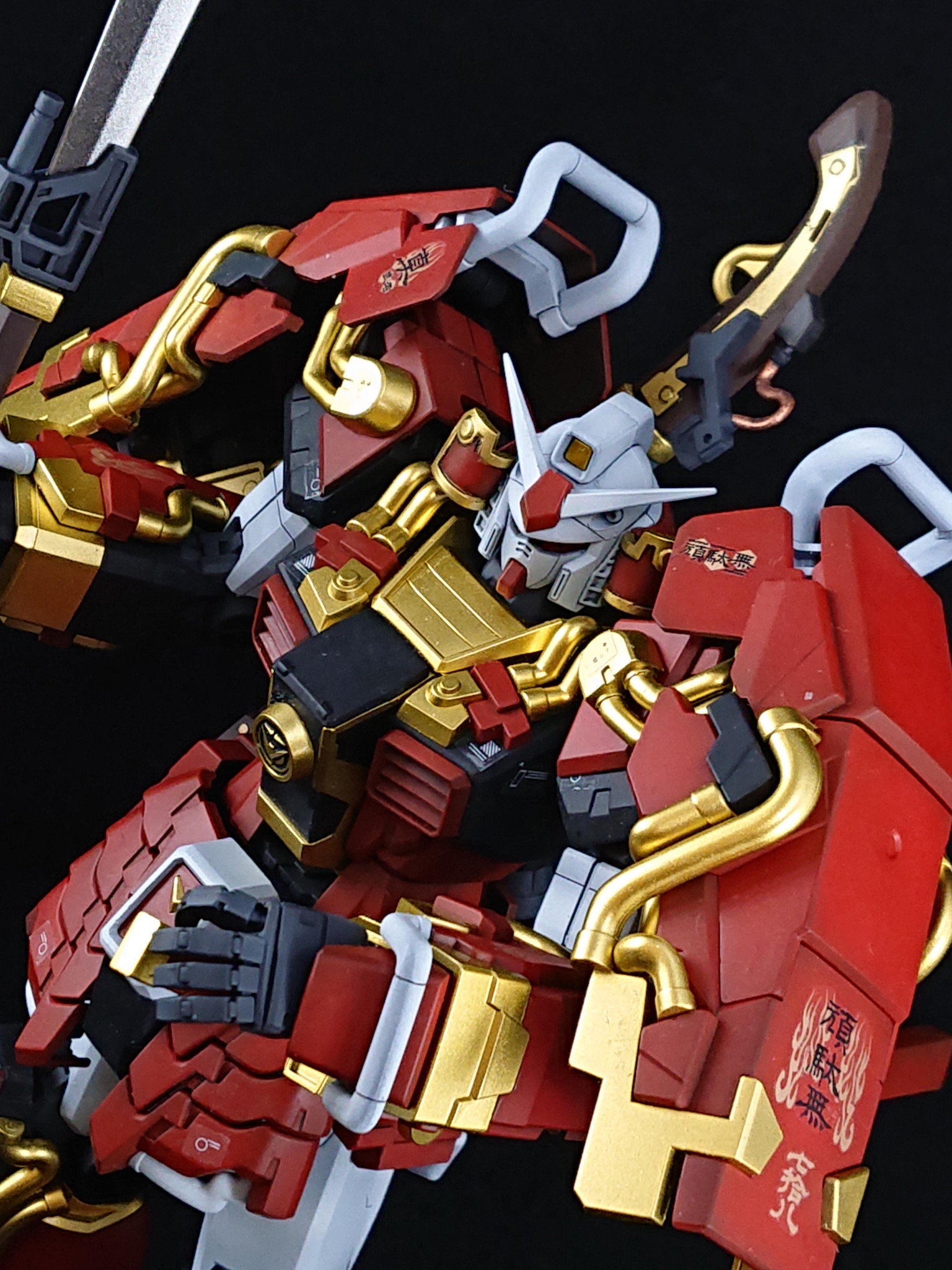 Mg 真武者頑駄無 グラデーション塗装 蕎麦がきさんのガンプラ作品 Gunsta ガンスタ