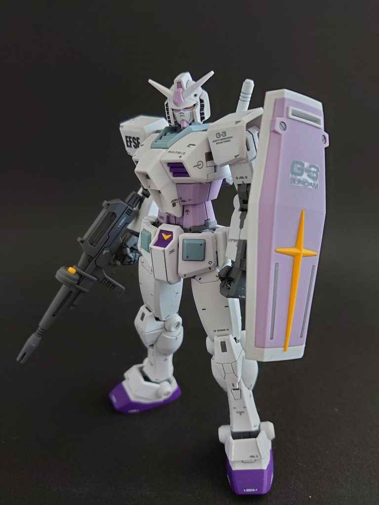 デカールはハイキューパーツのコーションデカール以外に、MG G-3の余りのデカールなんかも使ってます😉