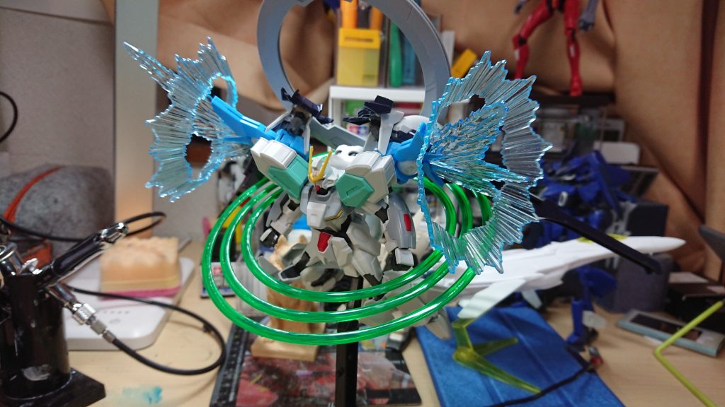 サフ前の画像ですが、肩にもネプテイトアーマーを使用しています。