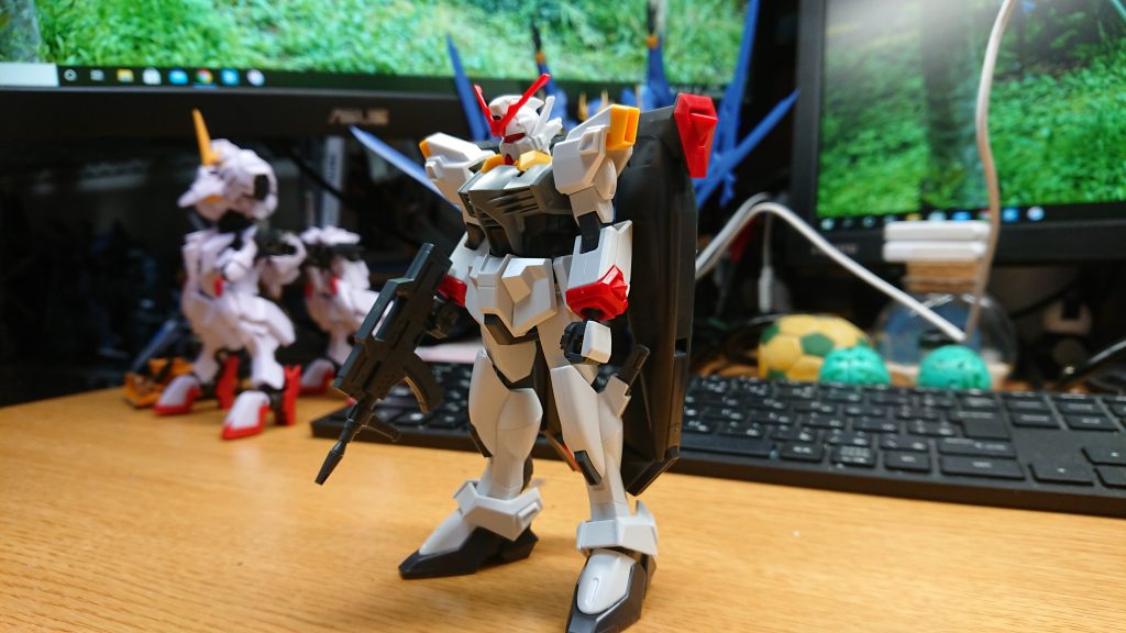 素組みの状態です。この時代のキット特有の感じがあってなかなか好きです。