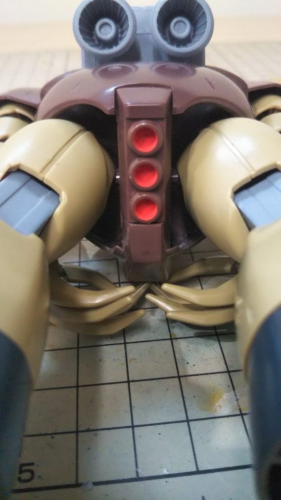 バーニアはアクリルガッシュを使いました