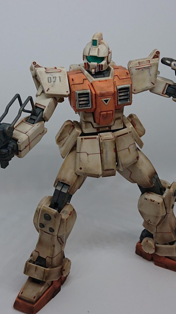 グレーで雨だれやオイル垂れも表現してみた。