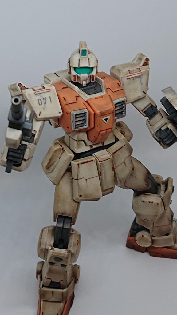 HGUC陸戦型ジム（リメイク）–7枚目/制作者：ガンプラおじさん
