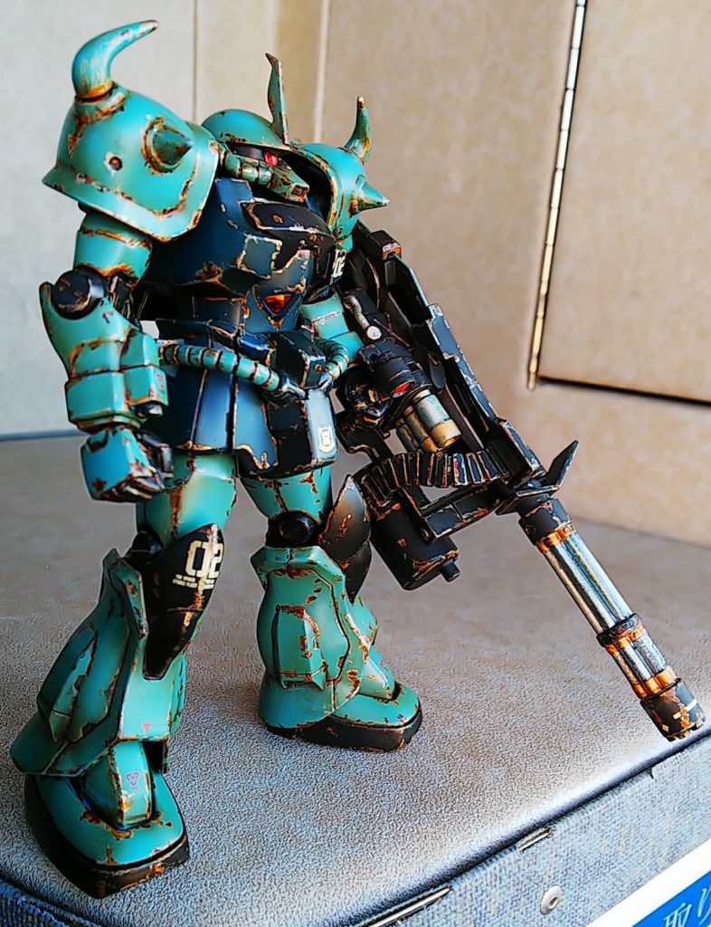 予定外ではありましたが、もう後戻りはできないので、錆びても現役!と開き直り完成としました。